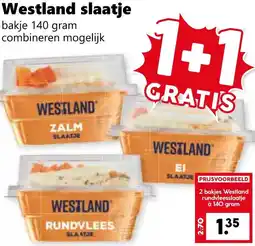 Coop Westland slaatje aanbieding