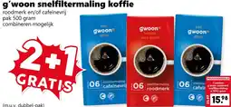 Coop G'woon snelfiltermaling koffie aanbieding