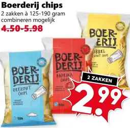 Coop Boerderij chips aanbieding