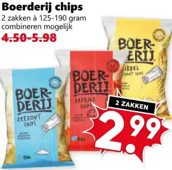 Coop Boerderij chips aanbieding
