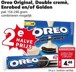 Coop Oreo Original, Double cremè, Enrobed en of Golden aanbieding