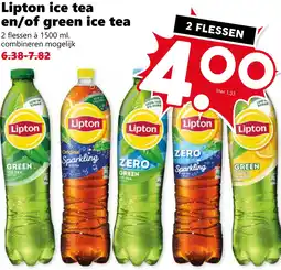 Coop Lipton ice tea en of green ice tea aanbieding