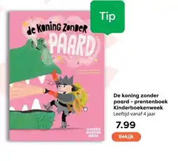 The Read Shop De koning zonder paard prentenboek Kinderboekenweek aanbieding