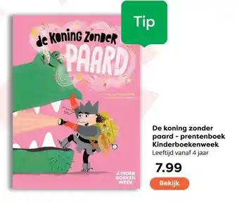 The Read Shop De koning zonder paard prentenboek Kinderboekenweek aanbieding