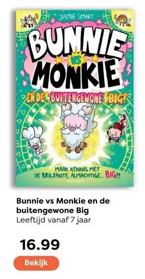 The Read Shop Bunnie vs Monkie en de buitengewone Big aanbieding