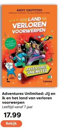 The Read Shop Adventures Unlimited: Jij en ik en het land van verloren voorwerpen aanbieding