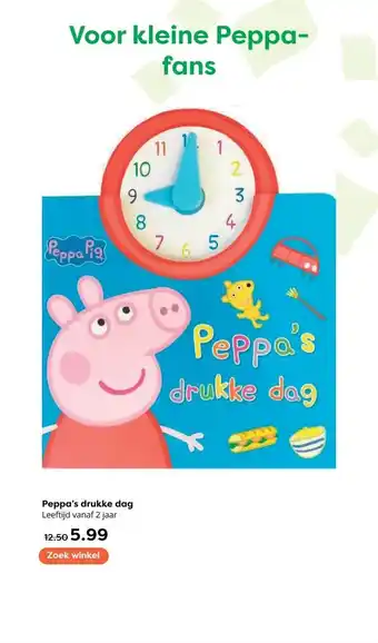 The Read Shop Peppa's drukke dag aanbieding