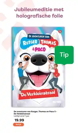 The Read Shop De avonturen van Rutger, Thomas en Paco 5- De Verkleinstraal aanbieding