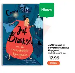 The Read Shop Juf Braaksel en de verschrikkelijke klopgeest aanbieding