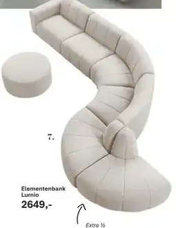 IN.HOUSE Elementenbank Lurnio. aanbieding