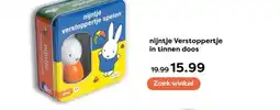 The Read Shop nijntje Verstoppertje in tinnen doos aanbieding