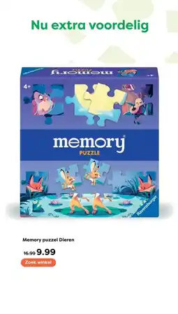 The Read Shop Memory puzzel Dieren aanbieding