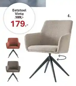 IN.HOUSE Eetkamerstoel Vinta. aanbieding