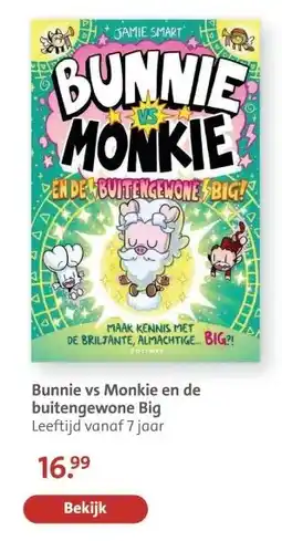 Bruna Bunnie vs Monkie en de buitengewone Big aanbieding