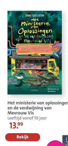 Bruna Het ministerie van oplossingen en de verdwijning van Mevrouw Vis aanbieding