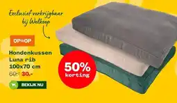 Welkoop Hondenkussen Luna rib aanbieding