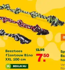 Welkoop Beeztees flostouw Bino aanbieding