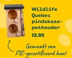 Welkoop Wildlife Quebec pindakaas- pothouder aanbieding