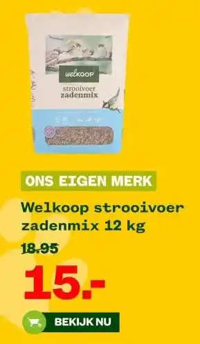 Welkoop Welkoop strooivoer zadenmix aanbieding