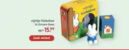 Bruna nijntje Kiekeboe in tinnen doos aanbieding