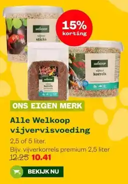 Welkoop Alle Welkoop vijvervisvoeding aanbieding