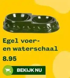Welkoop Egel voer- en waterschaal aanbieding