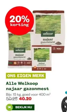 Welkoop Alle Welkoop najaar gazonmest aanbieding