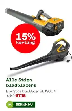 Welkoop Alle Stiga bladblazers aanbieding