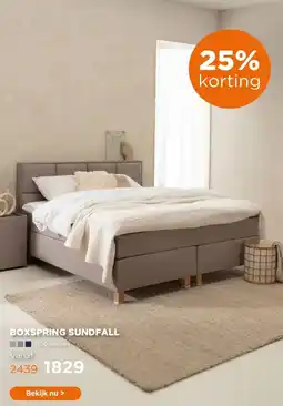 TotaalBED Boxspring Sundfall aanbieding