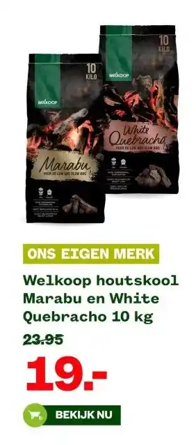 Welkoop Welkoop houtskool Marabu en White Quebracho aanbieding