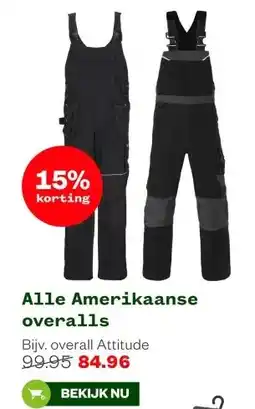 Welkoop Alle Amerikaanse overalls aanbieding