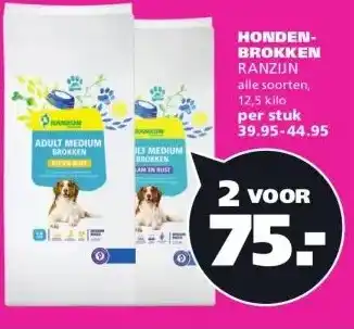 Ranzijn Honden brokken aanbieding