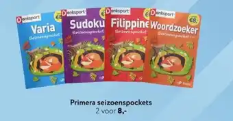 Primera Primera seizoenspockets aanbieding