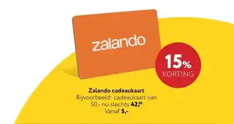 Primera Zalando cadeaukaart aanbieding