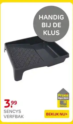Praxis SENCYS VERFBAK aanbieding