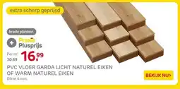 Praxis PVC VLOER GARDA LICHT NATUREL EIKEN OF WARM NATUREL EIKEN aanbieding