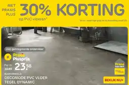 Praxis BIJVOORBEELD: DECOMODE PVC VLOER TEGEL DYNAMIC aanbieding