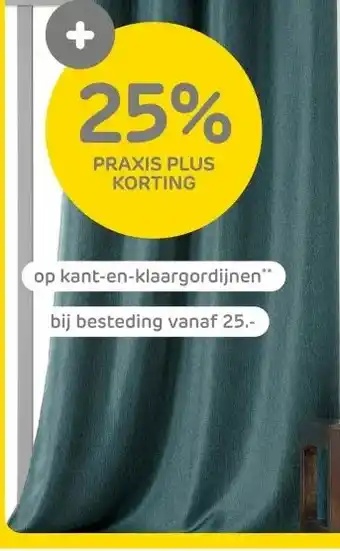 Praxis kant-en-klaargordijnen aanbieding