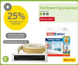 Praxis kleine isolatie en tochtwering aanbieding