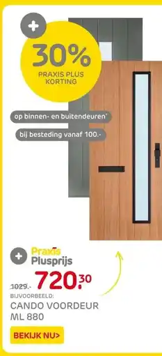 Praxis CANDO VOORDEUR ML 880 aanbieding