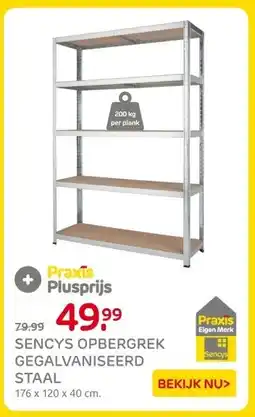 Praxis SENCYS OPBERGREK GEGALVANISEERD STAAL aanbieding