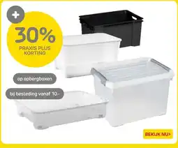 Praxis opbergboxen aanbieding