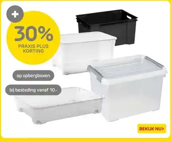 Praxis opbergboxen aanbieding