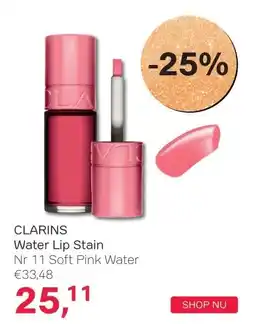 Pour Vous CLARINS Water Lip Stain aanbieding