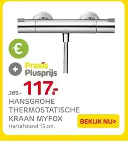 Praxis HANSGROHE THERMOSTATISCHE KRAAN MYFOX aanbieding