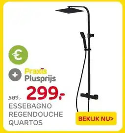 Praxis ESSEBAGNO REGENDOUCHE QUARTOS aanbieding