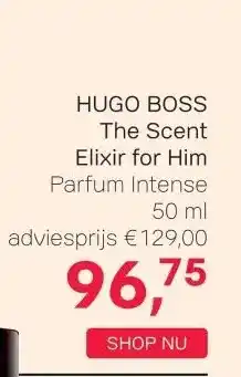 Pour Vous HUGO BOSS The Scent Elixir for Him aanbieding