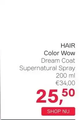 Pour Vous HAIR Color Wow aanbieding