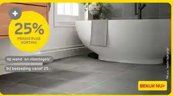 Praxis wand- en vloertegels aanbieding