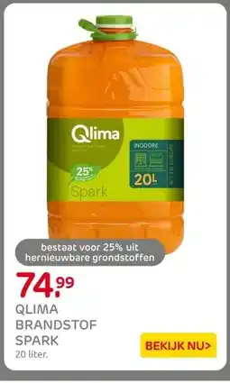 Praxis QLIMA BRANDSTOF SPARK aanbieding